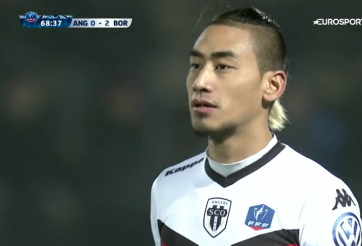 VIDEO: Pha sút phạt thành bàn của tiền đạo gốc Lào ở Cúp QG Pháp