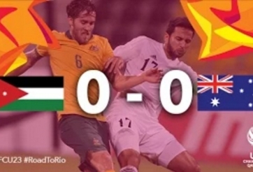 Highlights U23 Jordan 0-0 U23 Australia (VCK U23 châu Á 2016)