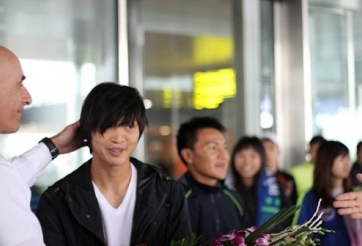 Tuấn Anh đã có mặt tại Hà Nội cùng đội bóng mới