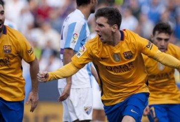 Messi tỏa sáng, Barca dễ dàng vượt ải Malaga