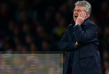 Chạm mốc 7 trận bất bại: Hiddink đặt mục tiêu Chelsea trở lại top 4