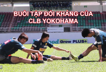VIDEO: Tuấn Anh gây ấn tượng trong bài tập đối kháng của Yokohama FC
