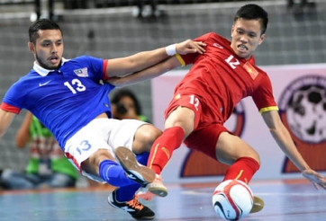 ĐT Futsal Việt Nam nhọc nhằn đánh bại ĐT Malaysia