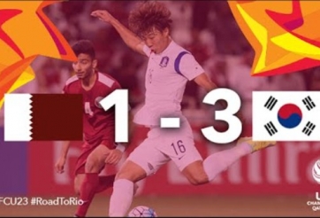 HIghlights U23 Qatar 1-3 U23 Hàn Quốc: Bùng nổ phút cuối!