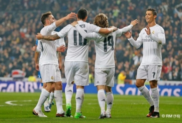 Video bàn thắng: Real Madrid 6-0 Espanyol (Vòng 22 La Liga)