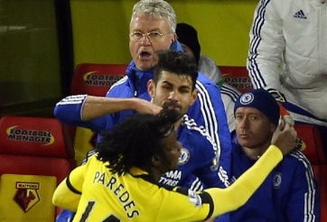 VIDEO: Quay chậm pha chơi xấu của Costa với cầu thủ Watford