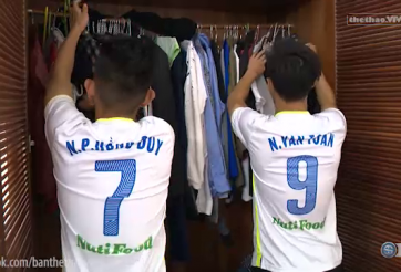 VIDEO: Văn Toàn - Hồng Duy háo hức chuẩn bị về quê ăn Tết