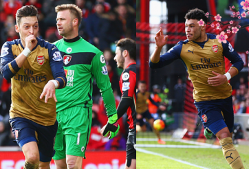 Thắng Bournemouth, Arsenal nối gót Spurs vượt qua M.C