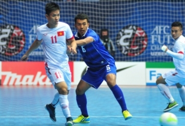 Video Futsal: Việt Nam 1-3 Thái Lan (Giải VĐ châu Á 2016)