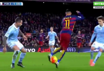 VIDEO: Neymar tiếp tục đi bóng theo phong cách trêu ngươi đối thủ