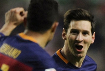 Messi lập kỷ lục, Barca thắng dễ Gijon