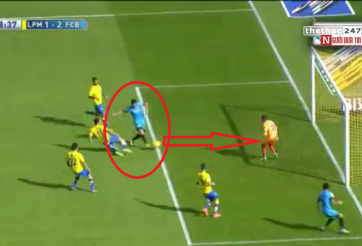 VIDEO: Pha bỏ lỡ đáng tiếc của Suarez khi đối mặt thủ môn Las Palmas
