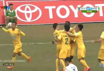 Video bàn thắng: Thanh Hóa 3-0 Hà Nội T&T (Vòng 1 V-League 2016)