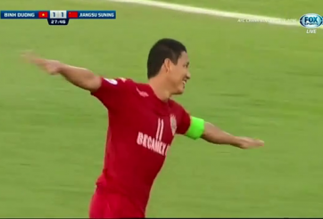 VIDEO: Anh Đức gỡ hòa cho Bình Dương từ chấm 11m