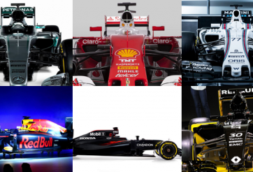 Ra mắt xe đua F1 2016: Rực rỡ sắc màu