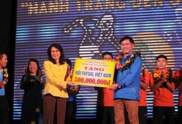 Đoạt vé dự World Cup, futsal Việt Nam tiếp tục nhận thưởng