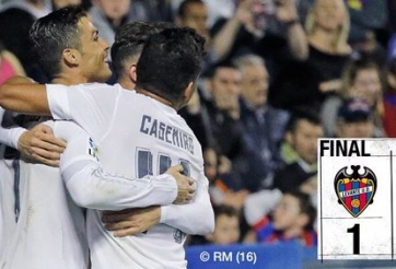 Video bàn thắng: Levante 1-3 Real Madrid (Vòng 27 La Liga)