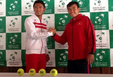 Davis Cup 2016: Hoàng Nam giúp tuyển VN hòa trong ngày ra quân