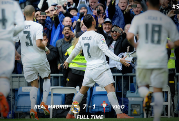 Video bàn thắng: Real Madrid 7-1 Celta Vigo (Vòng 28 la Liga)