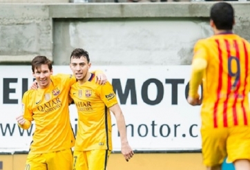 Messi lập cú đúp, Barcelona thắng đậm Eibar