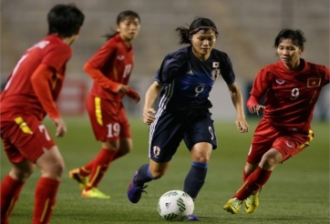 Video bàn thắng: Nữ Việt Nam 1-6 Nữ Nhật Bản (Vòng loại Olympic 2016)