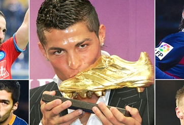 Ronaldo thắng thế trong cuộc đua Chiếc giày vàng châu Âu