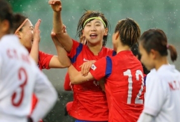 Nữ VN thua Hàn Quốc 0-4 trong trận chia tay VL Olympic 2016