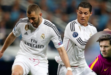 Một mình Benzema chấp cả Messi và Ronaldo