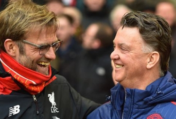 Klopp tự tin, Van Gaal mơ kỷ lục trước đại chiến