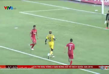 VIDEO: Quế Ngọc Hải kiến tạo, Odat mở tỷ số cho SLNA