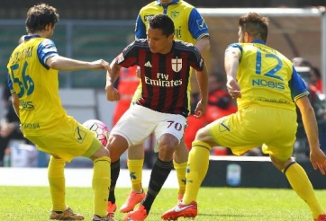 Video highlight: Chievo vs AC Milan (Vòng 29 - Serie A)