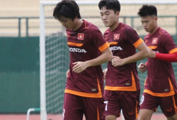 Tuấn Anh, Xuân Trường tập cùng ĐT Việt Nam