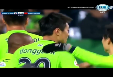 Video bàn thắng: Jeonbuk 2-0 Bình Dương (AFC Champions League)