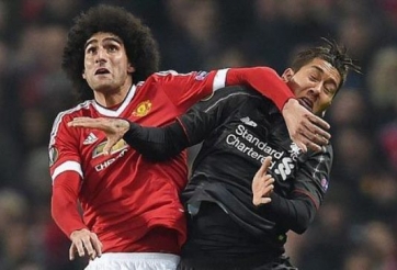 VIDEO: Fellaini thoát thẻ đỏ dù thúc cùi chỏ với 2 cầu thủ Liverpool