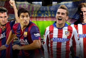 Kết quả bốc thăm tứ kết C1: Real dễ thở, Barca đụng Atletico