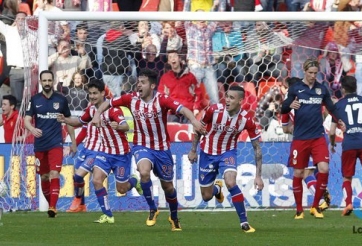 Video bàn thắng: Sporting Gijon 2-1 Atletico Madrid (Vòng 30 La Liga)