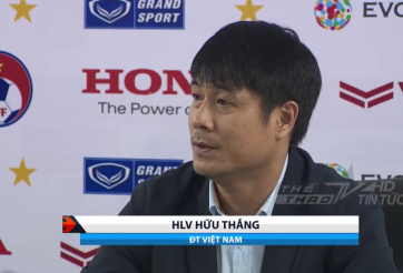 VIDEO: Phát biểu của HLV Hữu Thắng và Công Vinh sau trận thắng Than Quảng Ninh