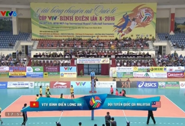 Video bóng chuyền: VTV Bình Điền Long An 3-0 Malaysia