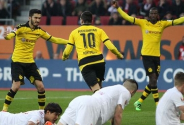 Video bàn thắng: Augsburg 1-3 Dortmund (Vòng 27 - Bundesliga)