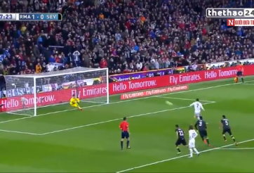 VIDEO: Ronaldo sút trượt pen trước Sevilla