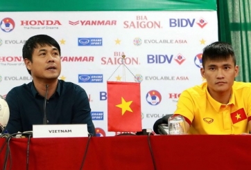 VIDEO: HLV Hữu Thắng tự tin trong buổi họp báo trước trận gặp Đài Loan