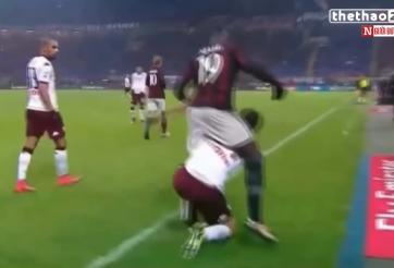 VIDEO: Cầu thủ ngông hơn cả Balotelli trên sân cỏ nước Ý