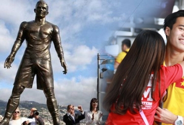 Tin hậu trường 26/3: Văn Toàn đỏ mặt vì fan nữ, CR7 dời tượng đồng