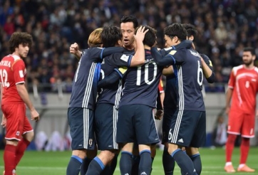 Video bàn thắng: Nhật Bản 5-0 Syria (Vòng loại World Cup 2018)