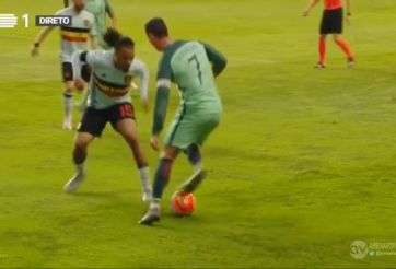 VIDEO: Đường chuyền điệu nghệ của Ronaldo trước tuyển Bỉ