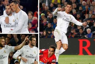 Nhìn lại đại chiến Barca 1-2 Real qua ảnh