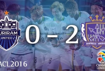 VIDEO: Buriram Utd (Thái Lan) bị loại khỏi cúp C1 châu Á với kết quả tệ hại