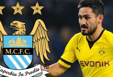 Man City ép giá Ilkay Gundogan với Dortmund