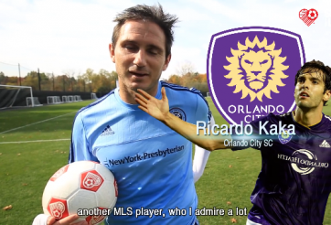 VIDEO: Lampard, Kaka so tài với màn sút bóng trúng đích