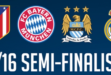 Xác định 4 đội lọt vào bán kết Champions League 2015/16